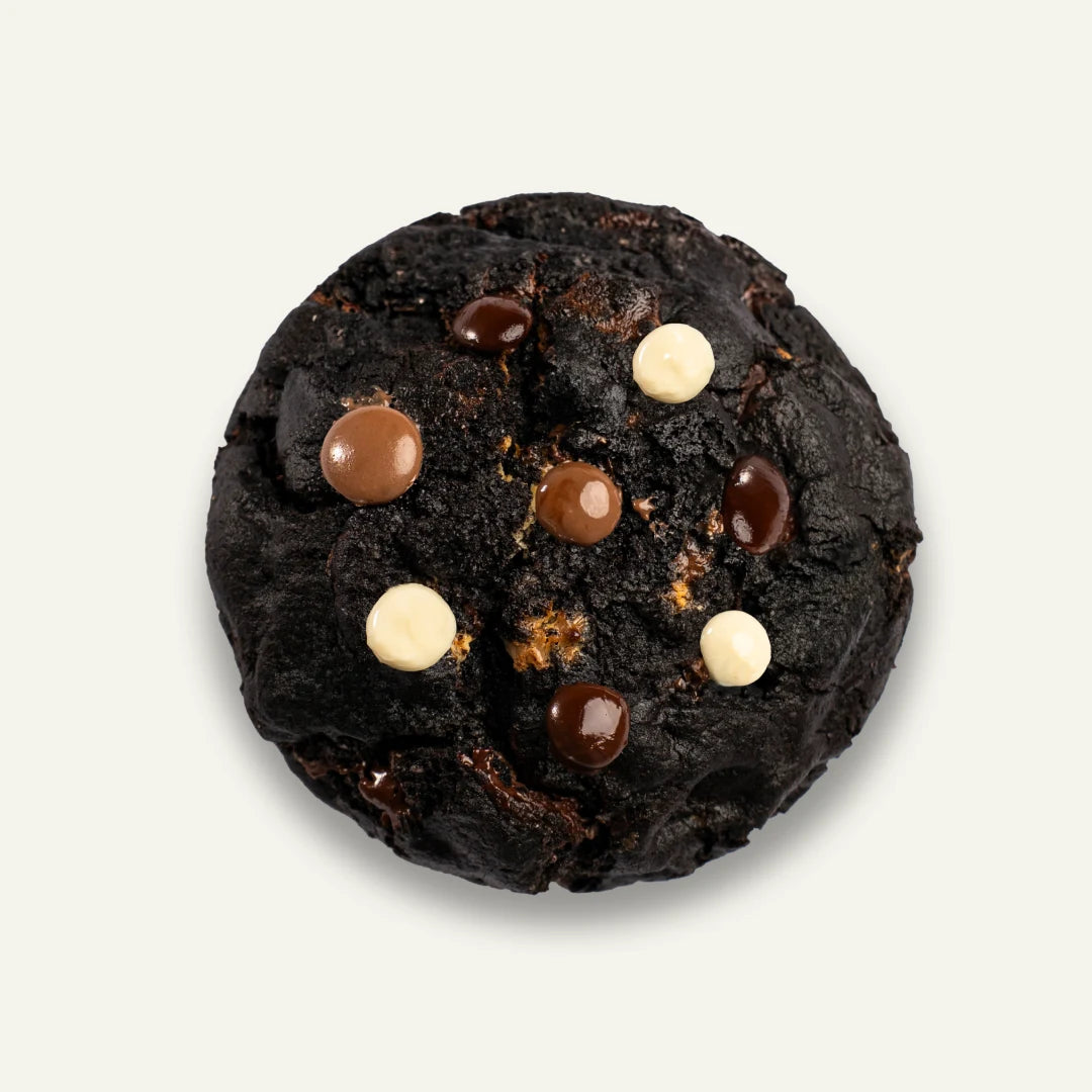 Black Triple Chip Chocolate Cookie